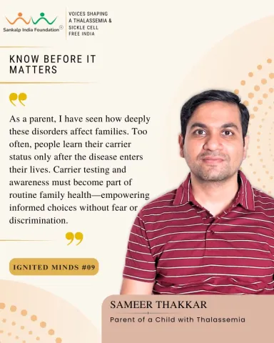 Sameer Thakkar — Ignited Minds: sharing their idea of Prevention and Cure